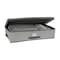 Simplify Underbed Storage Tote, 27-1/2 in L x 15-7/10 in W x 27-1/2 in H, Heather Grey, Plastic 25423-HEATHER - alternate 3